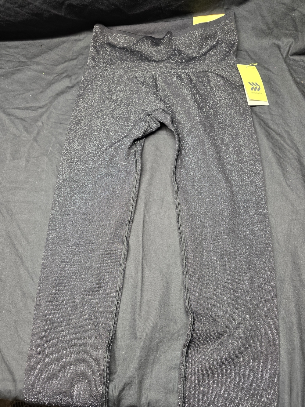 NWT All in Motion Women's High-Rise Seamless Leggings Black Size Small Athletic